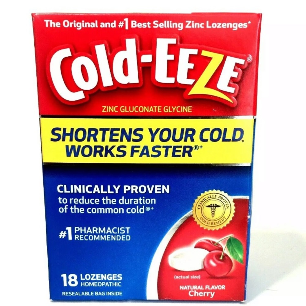 ColdEEZE Cherry Flavor Cold Remedy Lozenges